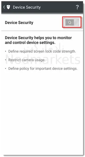 فعال کردن اعلان دستگاه روت شده در ESET Endpoint Security for Android 
